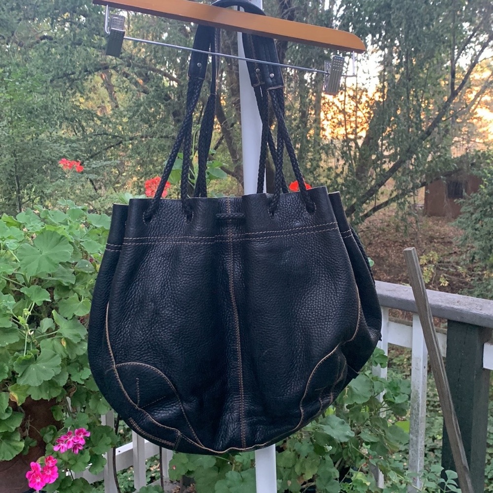 VINTAGE Cole Haan leather pebbled bag - Picture 2 of 11